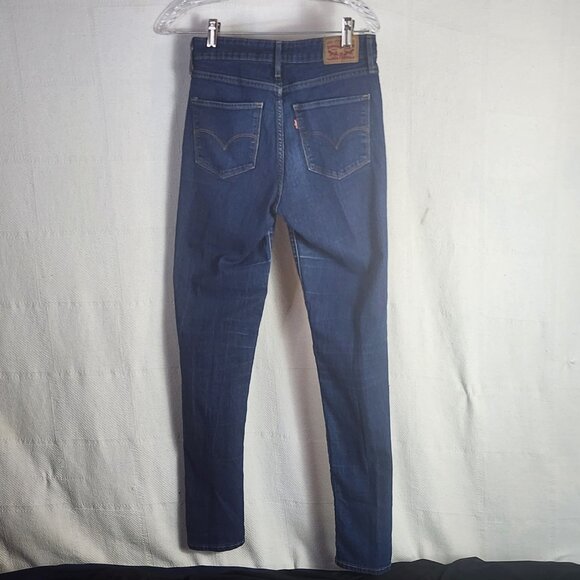 Levi Strauss Medium Wash 711 Skinny Stretch Cotton Poly Elastane Jean Sz W28 L30 - Picture 9 of 16